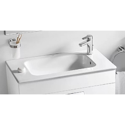 Тумба под раковину Roca Debba 60 2 ящика, белый глянец ZRU9302708