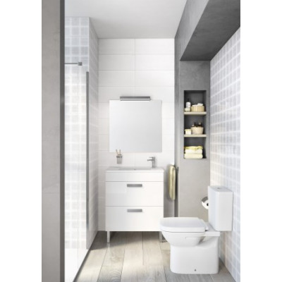 Тумба под раковину Roca Debba 60 2 ящика, белый глянец ZRU9302708