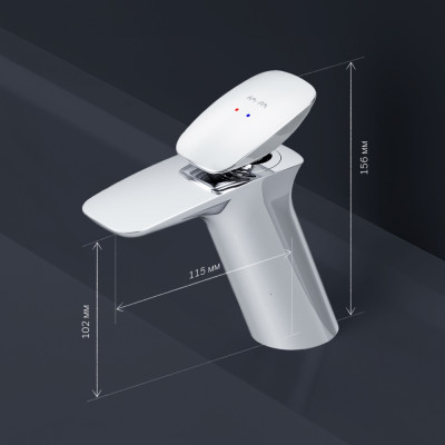 Смеситель для раковины хром AM.PM Spirit 2.0 F70A02100