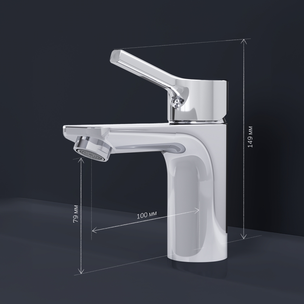 Смеситель для раковины AM.PM X-Joy F85B02100 хром