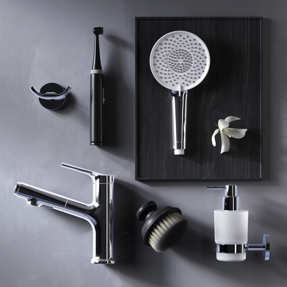 Смеситель для раковины с вытяжным изливом хром Am.pm X-Joy F85B02900