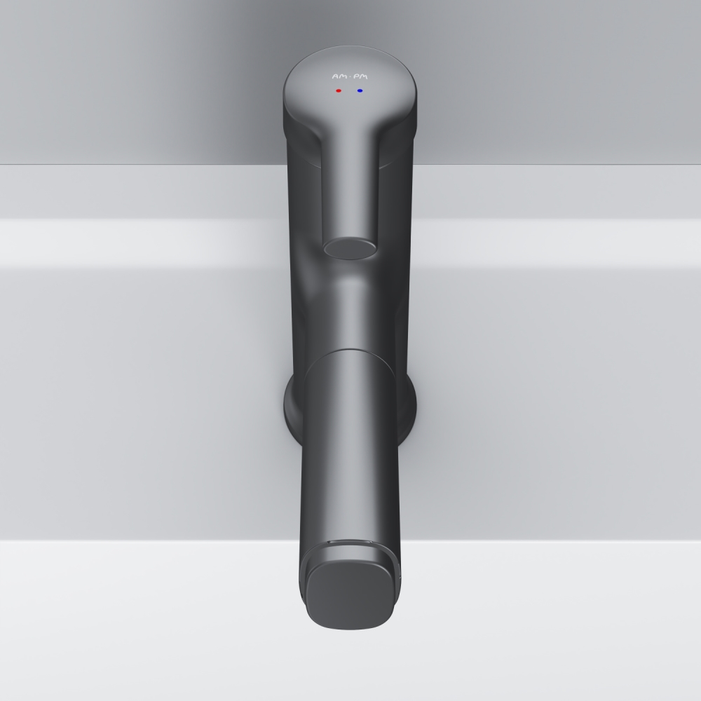 Смеситель для раковины с вытяжным изливом черный Am.pm X-Joy F85B02922