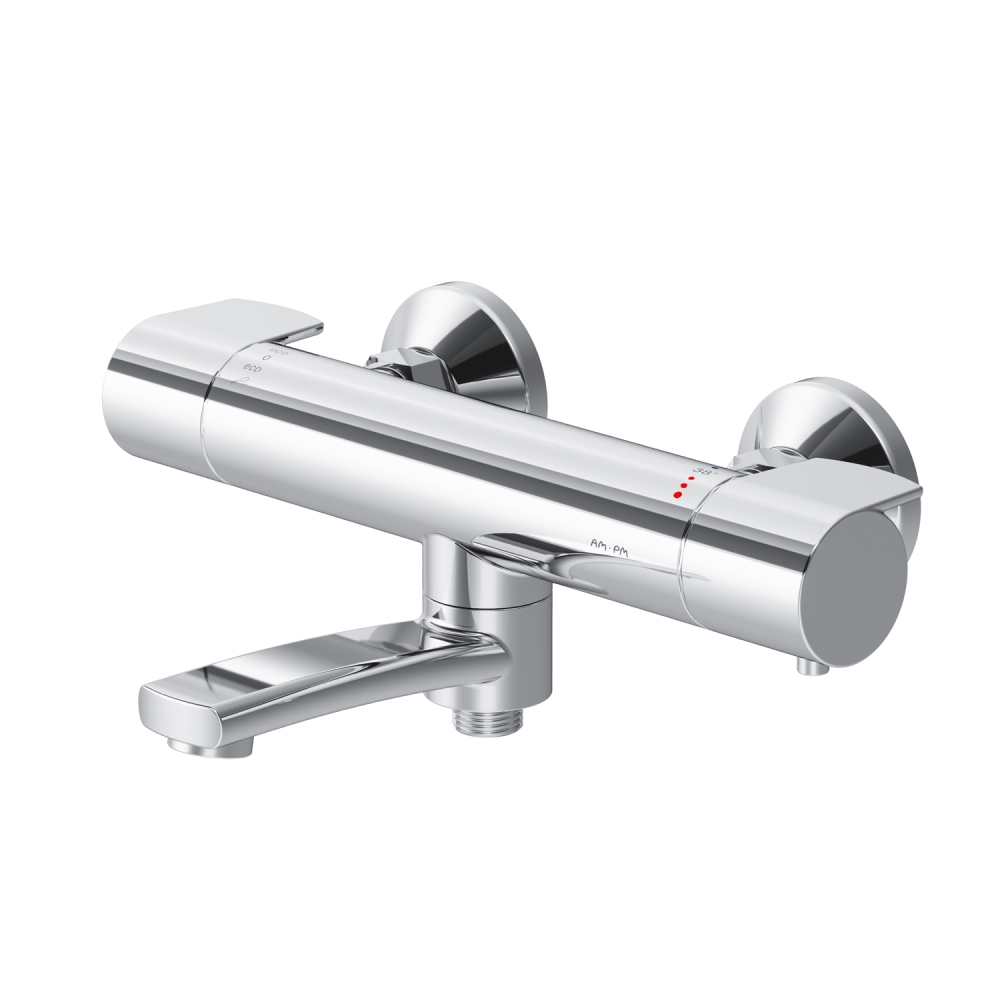 Смеситель для ванны и душа с термостатом хром Am.pm X-Joy F85A50000