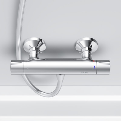 Смеситель для душа с термостатом хром AM.PM Like F8040000