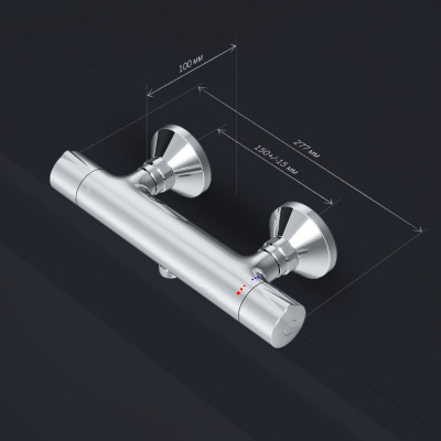 Смеситель для душа с термостатом хром AM.PM Like F8040000