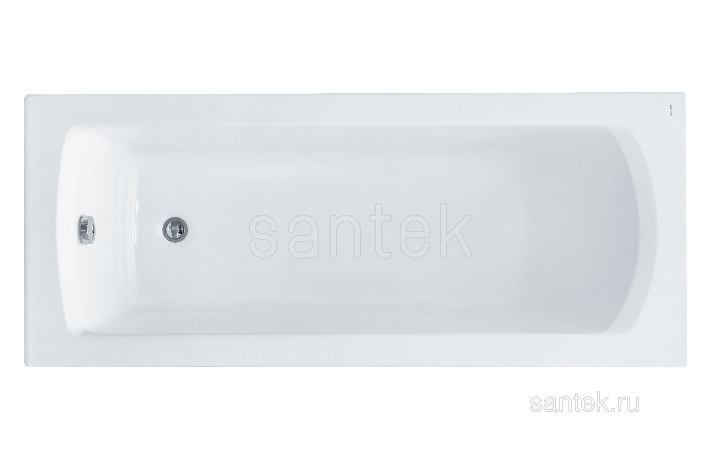 Акриловая ванна Santek Монако 150х70 прямоугольная белая 1WH111976