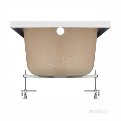 Акриловая ванна Santek Касабланка М 150х70 прямоугольная белая 1WH501530