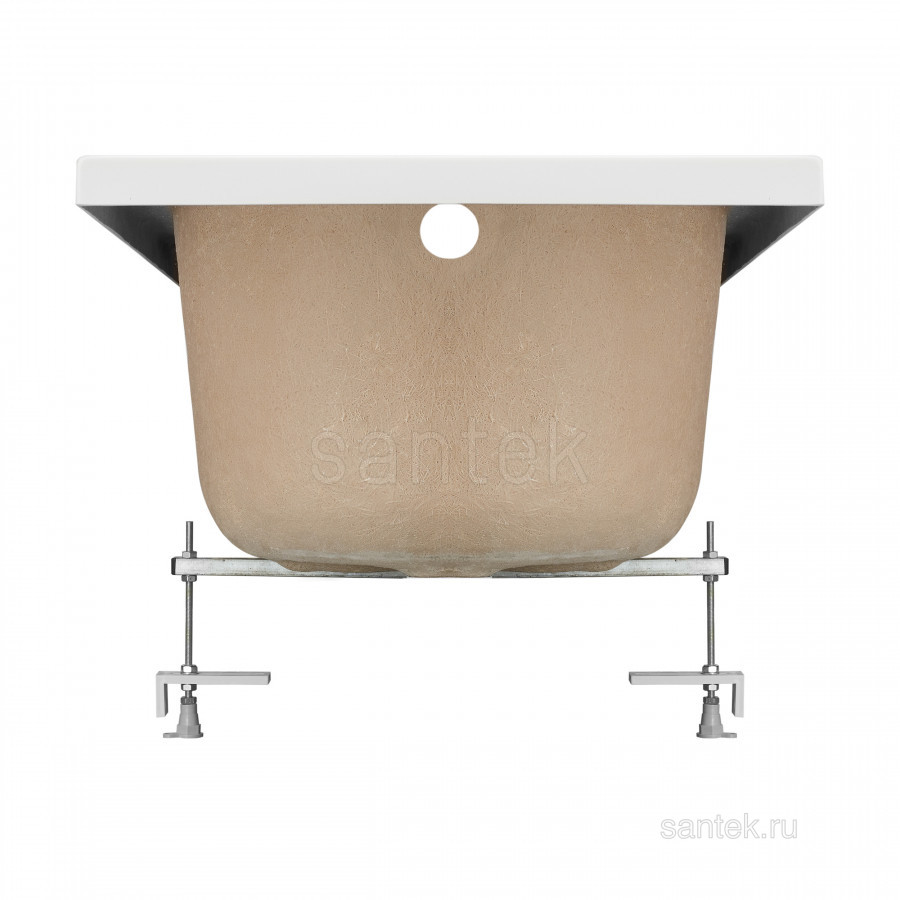 Акриловая ванна Santek Касабланка М 150х70 прямоугольная белая 1WH501530