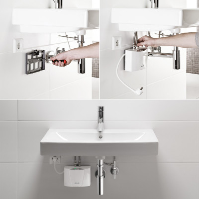 Проточный водонагреватель Clage E-mini MBH 7, 6.5 кВт, 400 В, 3ф.