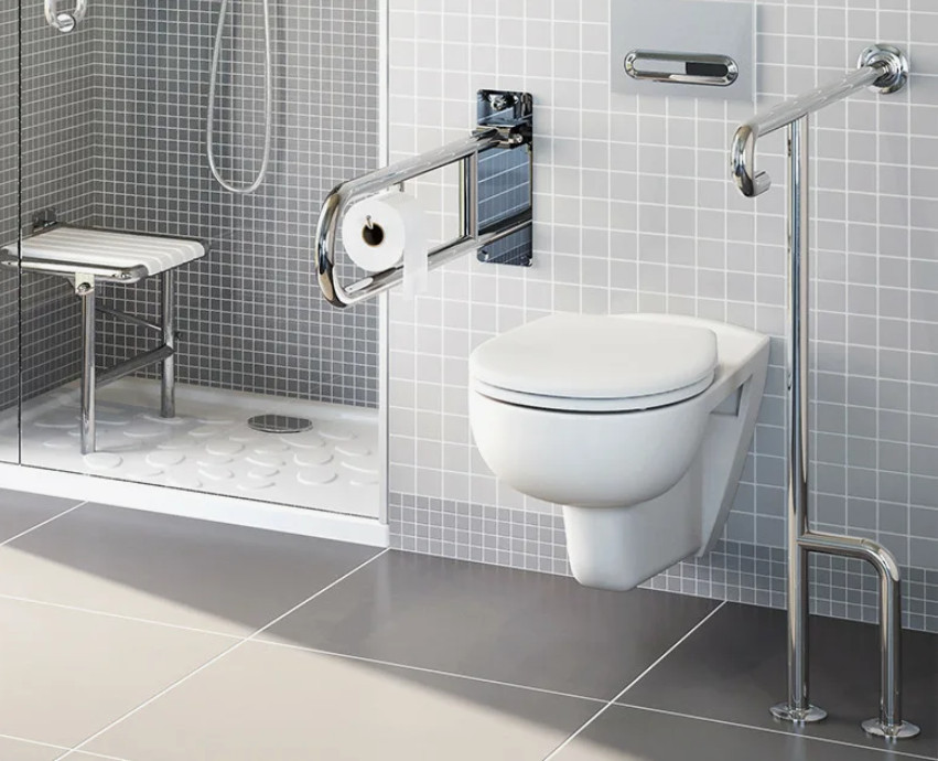 Подвесной безободковый унитаз Vitra Conforma для людей с ограниченными возможностями