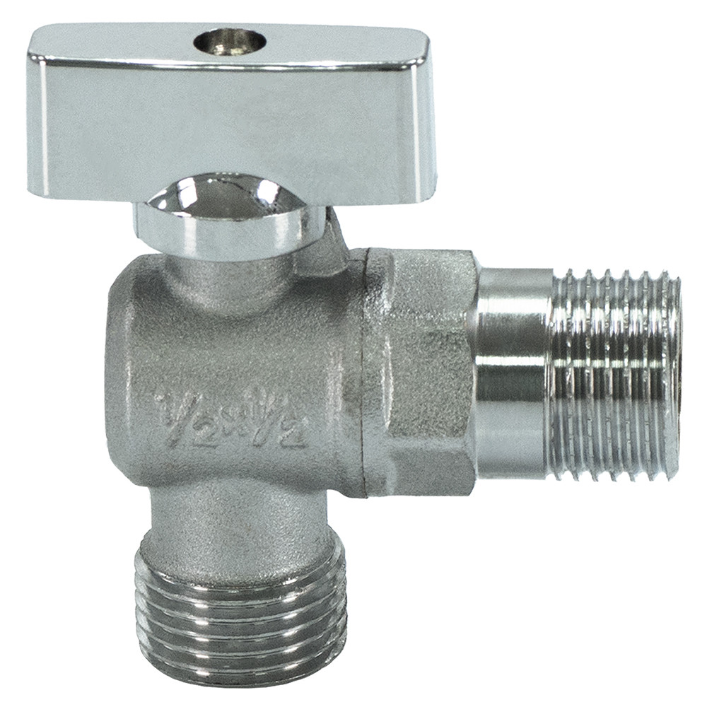 Кран  угловой мини  1/2" х 1/2" ш./ш. "Millennium''