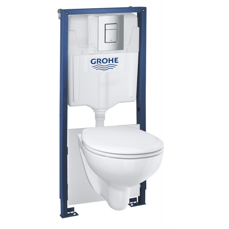 Набор Grohe Solido Compact 4 В 1 с подвесным унитазом