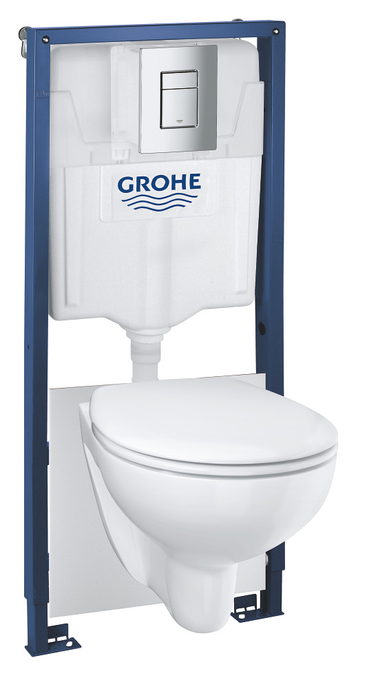 Набор Grohe Solido Compact 4 В 1 с подвесным унитазом