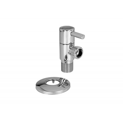 Вентиль угловой Valfex 1/2"x3/4" с круглым отражателем 