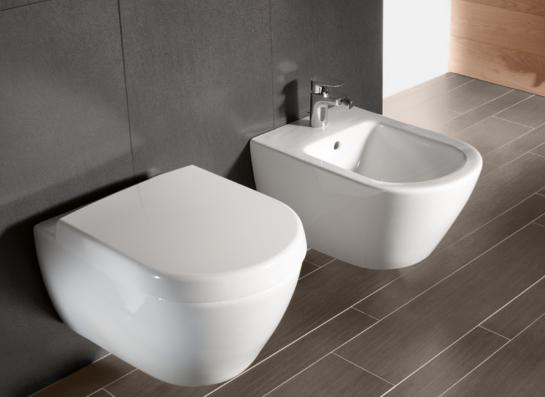 Биде подвесное Villeroy & Boch Subway 2.0 с отверстием под смеситель, Альпийский белый, 54000001