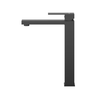 Смеситель для раковины высокий черный матовый Cezares SLIDER-LC-NOP-W0