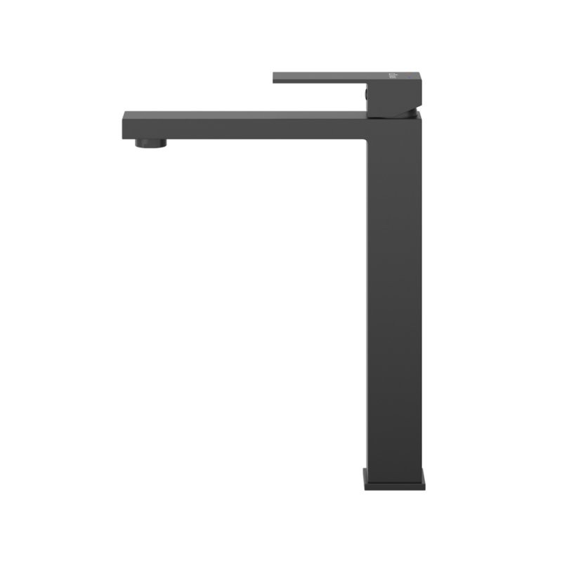 Смеситель для раковины высокий черный матовый Cezares SLIDER-LC-NOP-W0