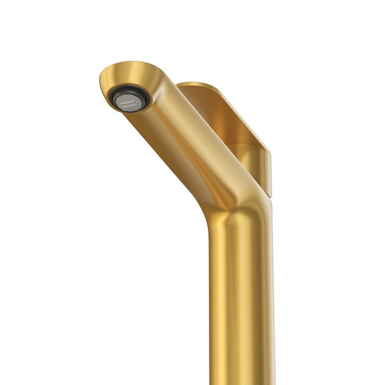 Смеситель для раковины высокий брашированное золото Cezares STYLUS-LC-BORO-W0