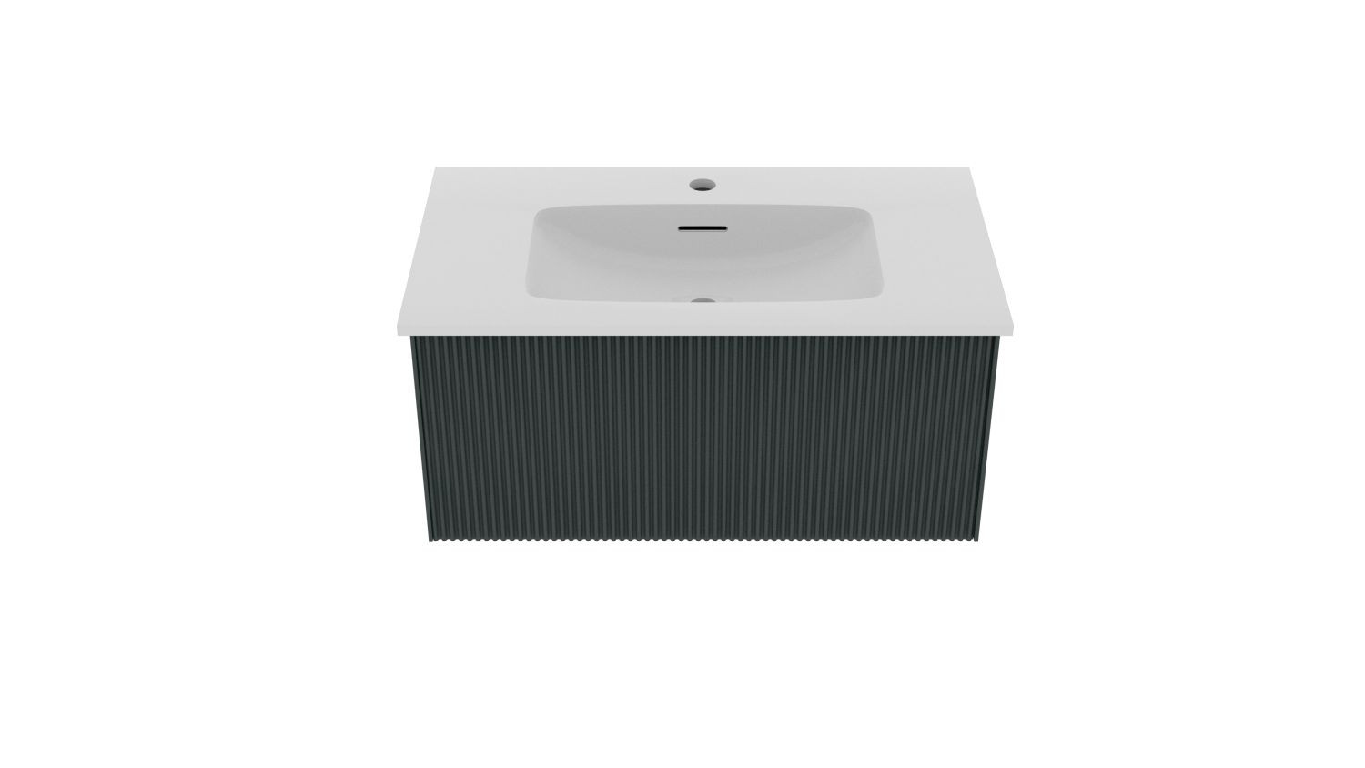 Раковина-столешница 810x465мм SlimLine 80, белая 