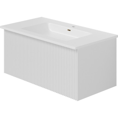 Раковина-столешница 810x465мм SlimLine 80, белая 