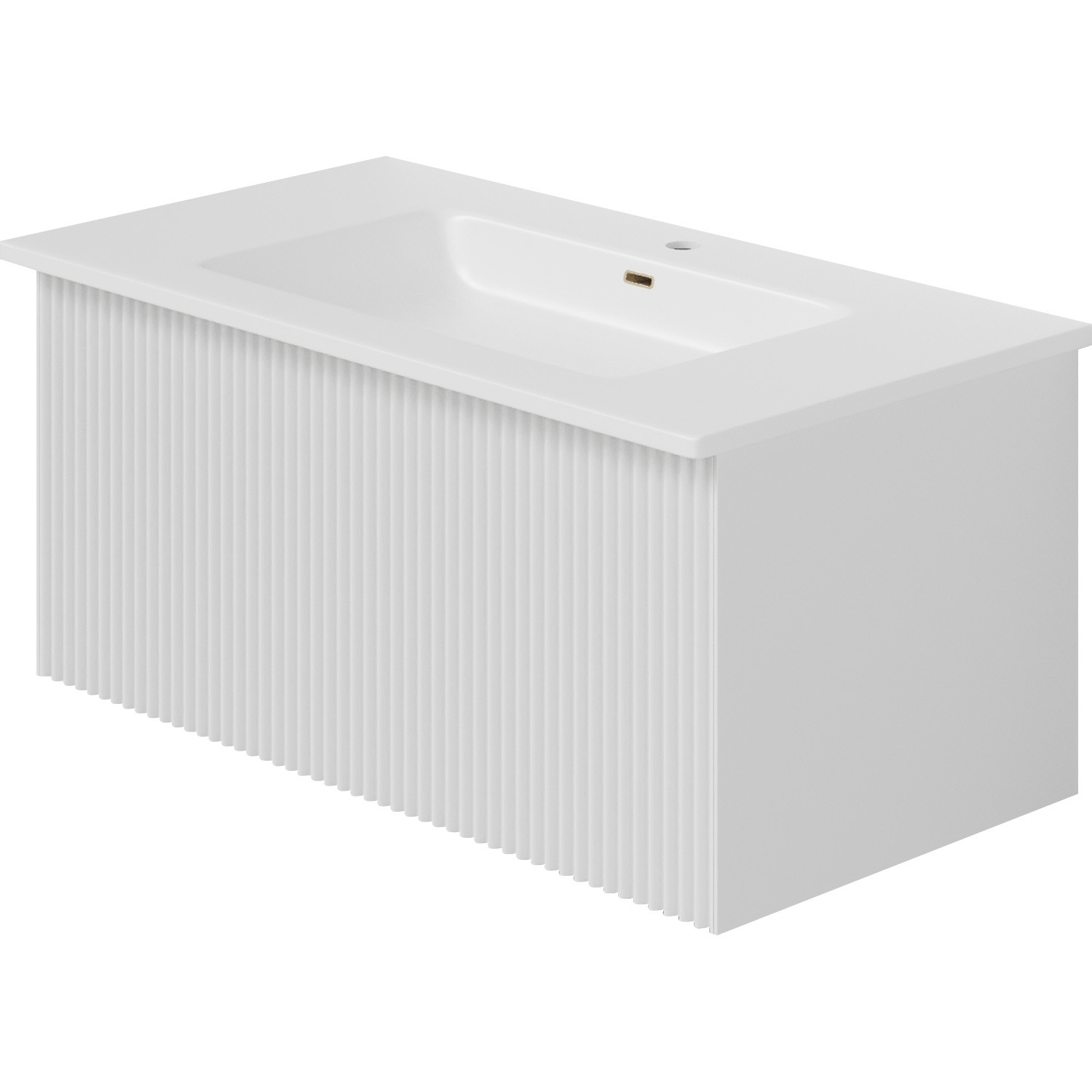 Раковина-столешница 810x465мм SlimLine 80, белая 