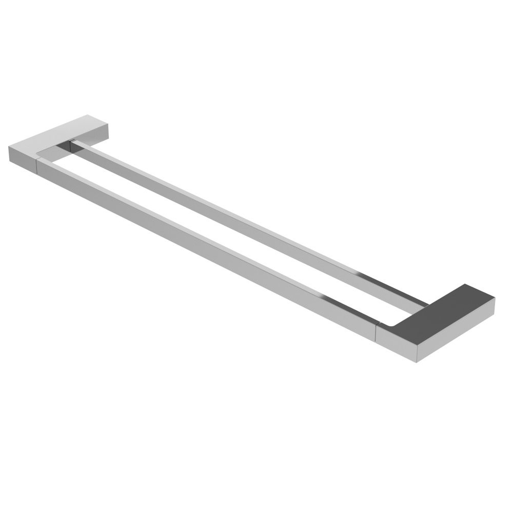 Полотенцедержатель штанга двойной 60см хром Cezares SLIDER-THD-60-01
