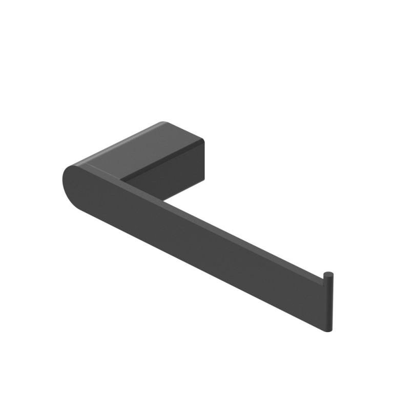 Держатель для туалетной бумаги настенный черный матовый Cezares STYLUS-PH-NOP