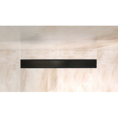 Трап для душа линейный 90см чёрный Belbagano LUCE BB-LD-LUCE-90-NERO