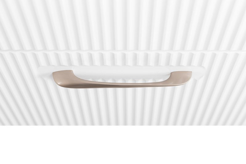 Тумба под раковину подвесная 60см белая глянцевая Belbagno DUE-600-2C-SO-BL-P