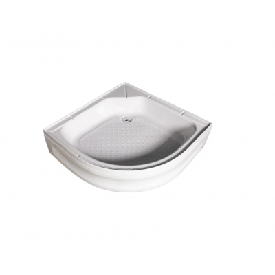 Душевая кабина 90x90 River TEMZA 90/24 ТН, тонированное стекло, профиль матовый хром 