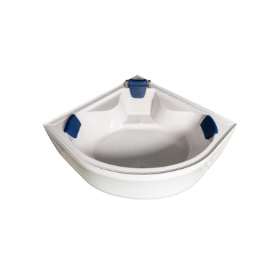 Душевая бокс 150x150 River TEMZA 150/150/55 ТН, тонированное стекло, профиль матовый хром
