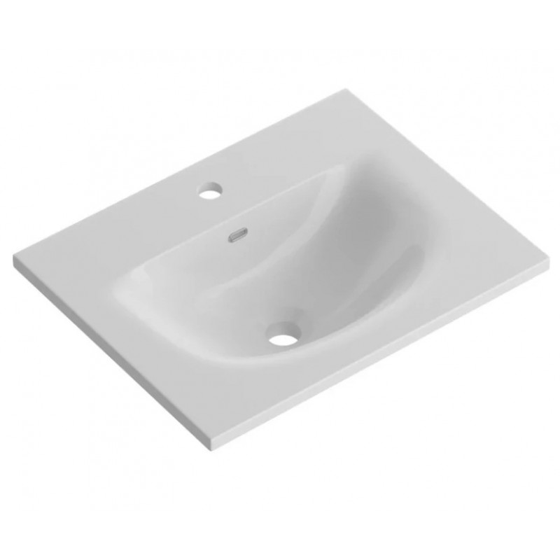 Раковина керамическая 61х40см белая Belbagno BB-8099-3-60