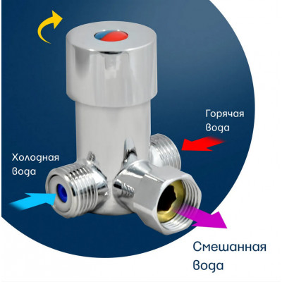 Смесительный клапан ZOLLEN CONTROL (арт.CO92600) для установки под раковину