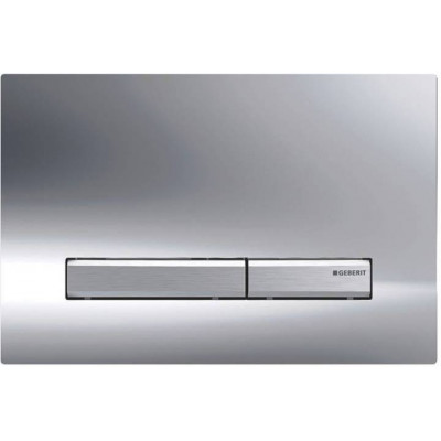 Смывная клавиша Geberit Sigma50 для двойного смыва к 111.300/350/361/362/380/390/796 глянцевый хром/метал хром