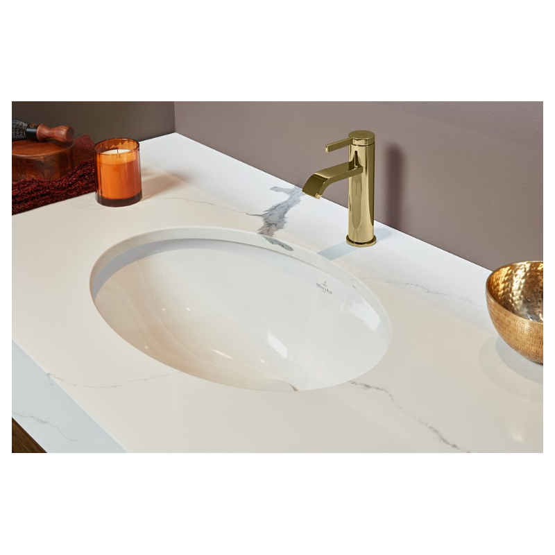 Раковина для установки под столешницу 615x415x215мм Villeroy & Boch Evana Альпийский белый CeramicPlus