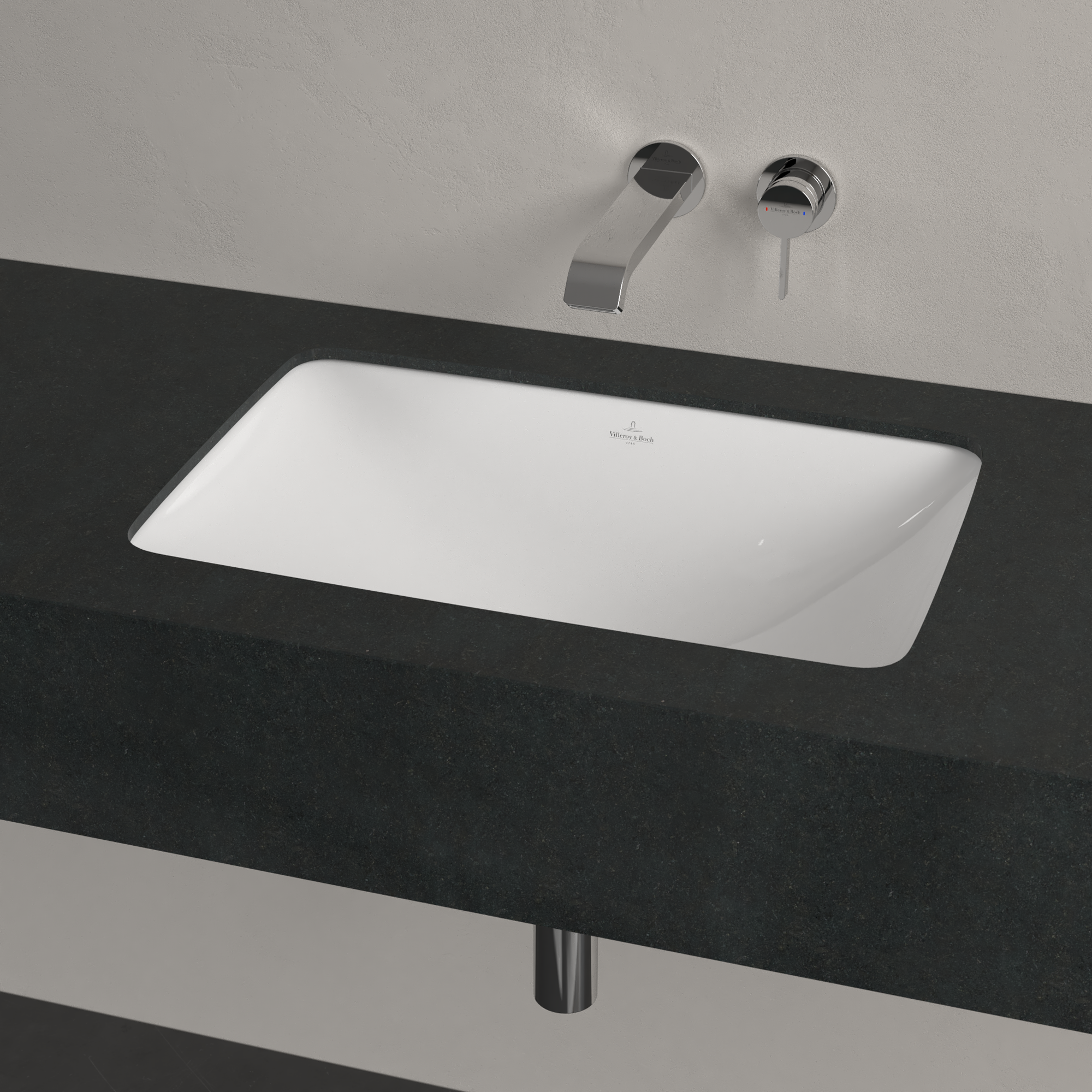 Раковина Villeroy&Boch Loop & Friends 54х34см с переливом, Альпийский белый CeramicPlus