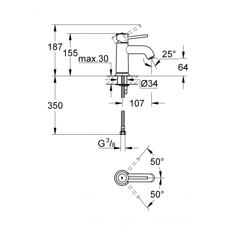 Набор смесителей Grohe EuroEco 118464