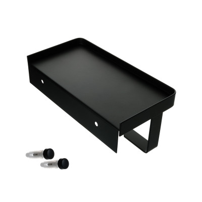 Бумагодержатель с полкой для телефона черный Fixsen HoReCa FX-31011B