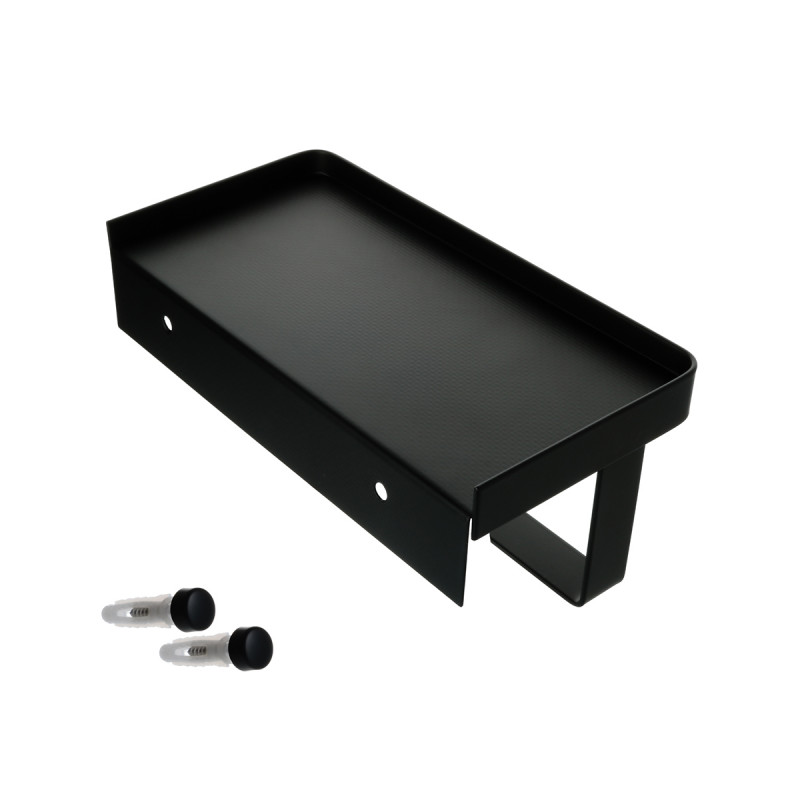 Бумагодержатель с полкой для телефона черный Fixsen HoReCa FX-31011B