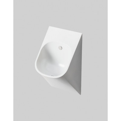 Писсуар настенный 33x31см Artceram La Fontana скрытый монтаж, белый матовый с покрытием Saniglaze 