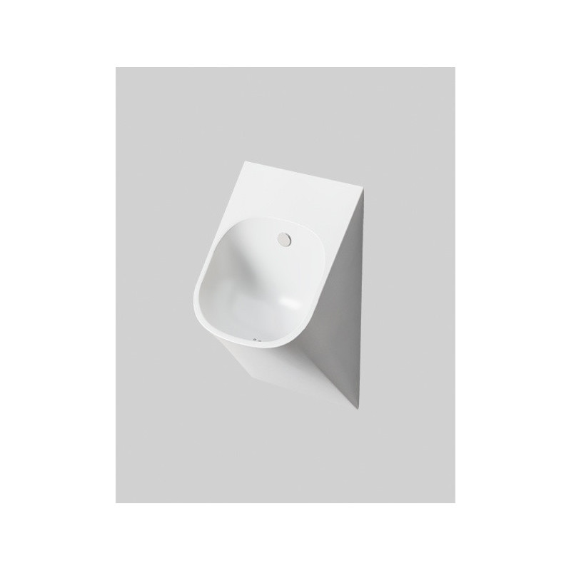Писсуар настенный 33x31см Artceram La Fontana скрытый монтаж, белый матовый с покрытием Saniglaze 