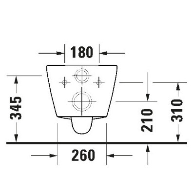Унитаз подвесной Duravit D-Neo 37x54см безободковый, цвет антрацит матовый