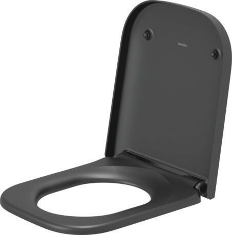 Сидение для унитаза Duravit Happy D.2, с микролифтом, антрацит матовый