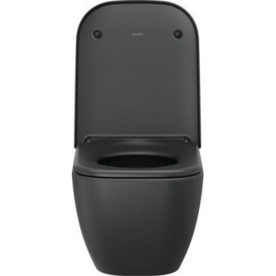 Сидение для унитаза Duravit Happy D.2, с микролифтом, антрацит матовый