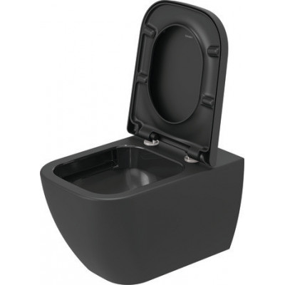 Сидение для унитаза Duravit Happy D.2, с микролифтом, антрацит матовый