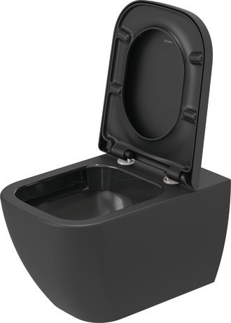 Сидение для унитаза Duravit Happy D.2, с микролифтом, антрацит матовый