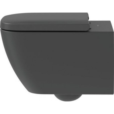 Сидение для унитаза Duravit Happy D.2, с микролифтом, антрацит матовый