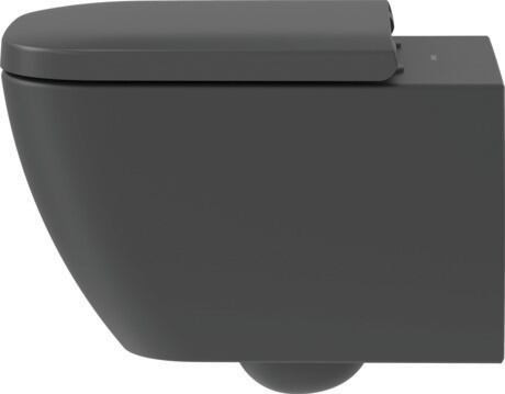 Сидение для унитаза Duravit Happy D.2, с микролифтом, антрацит матовый