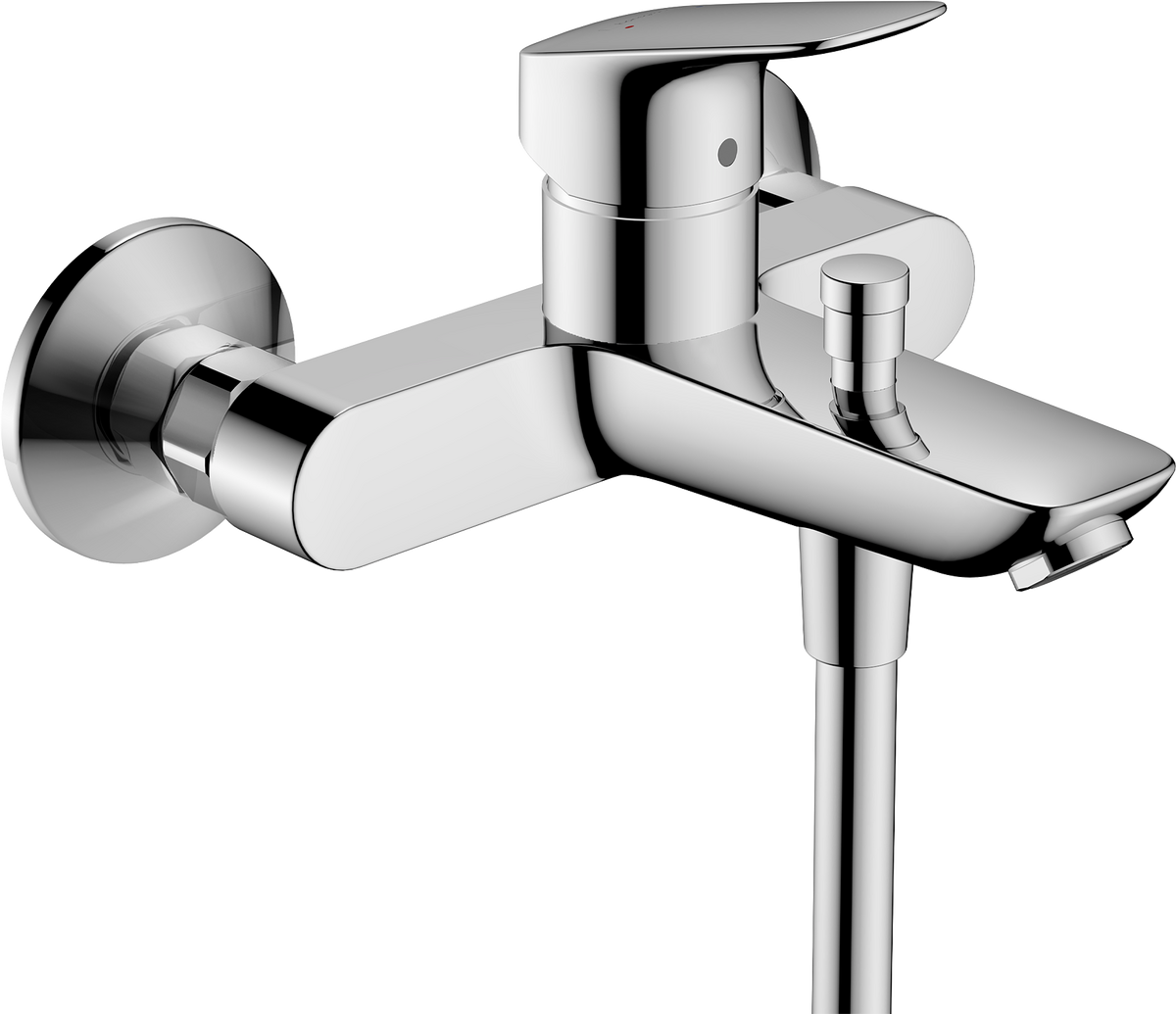 Однорычажный смеситель для ванны для наружного монтажа Hansgrohe Logis глянцевый хром