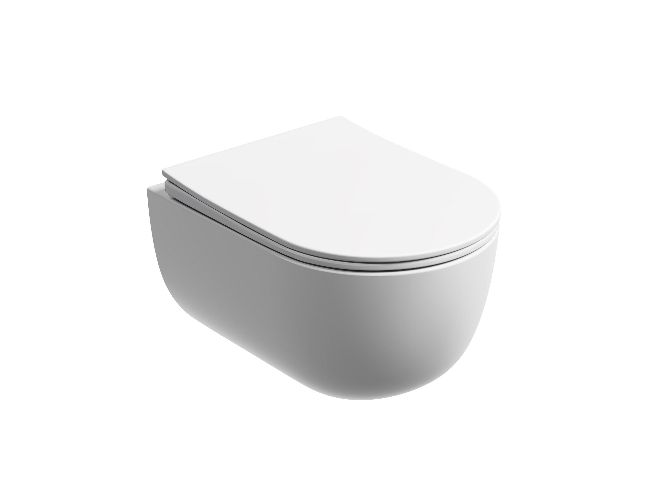 Подвесной унитаз 355х490х320мм Ceramicanova Modena Rimless белый матовый, с быстросъемным сидением микролифт